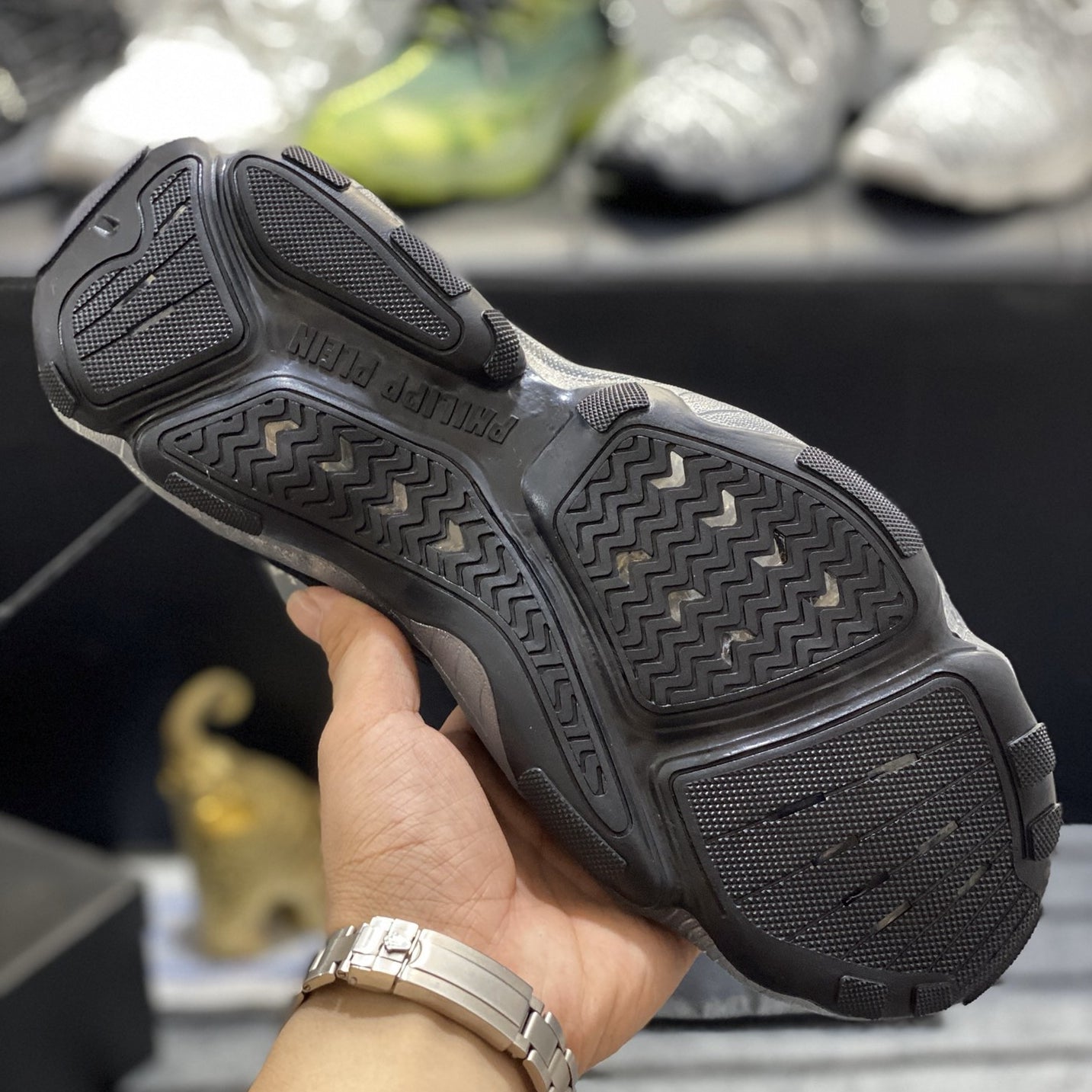 SOLA-PP Flyknit sneakers