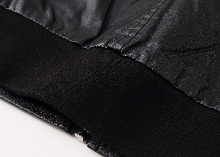 SOLA-PP Padded leather jacket