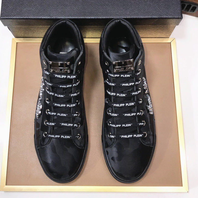 SOLA-PP High Top Leather shoes