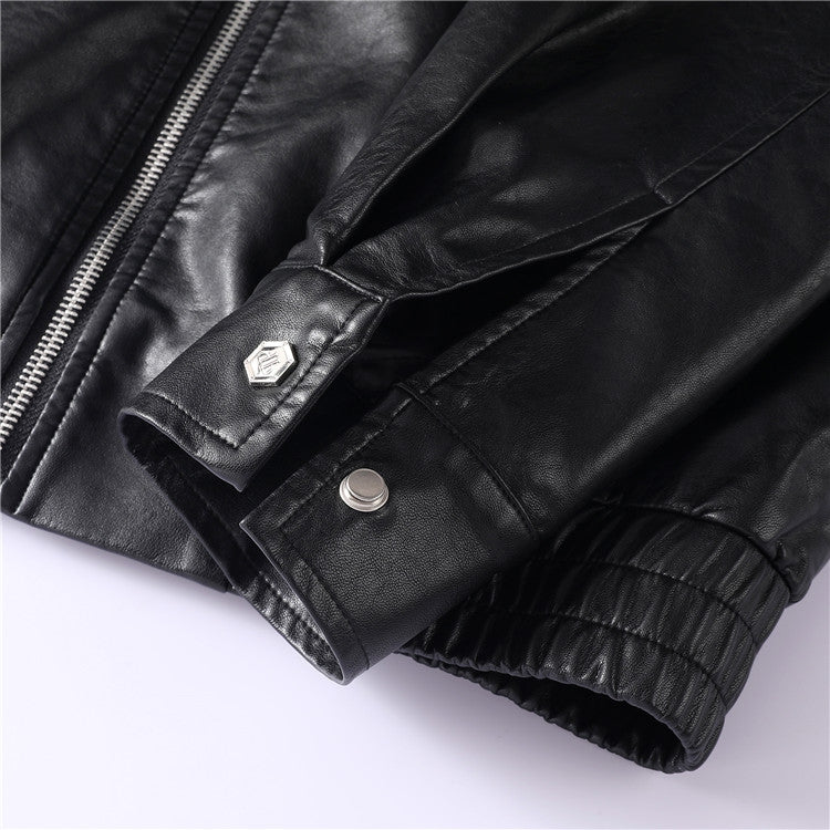 SOLA-PP Padded leather jacket