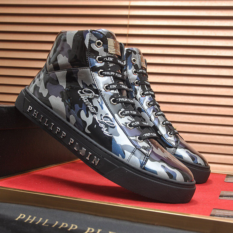 SOLA-PP High Top Leather shoes