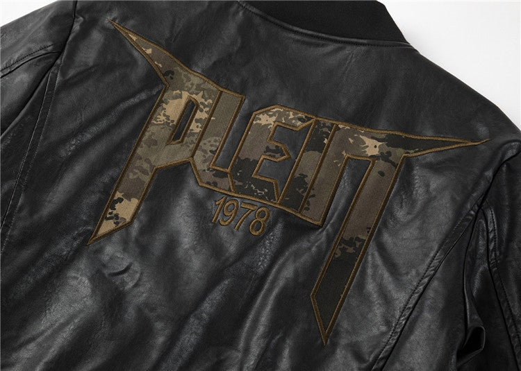 SOLA-PP Padded leather jacket