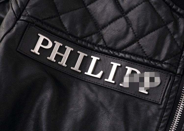 SOLA-PP Padded leather jacket