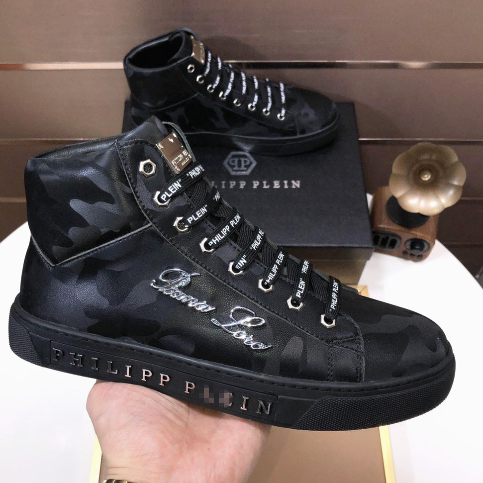 SOLA-PP High Top Leather shoes