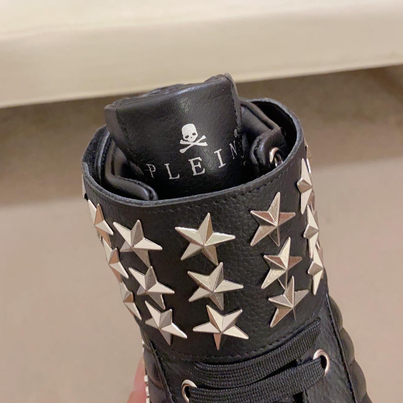 SOLA-PP High Top Leather shoes