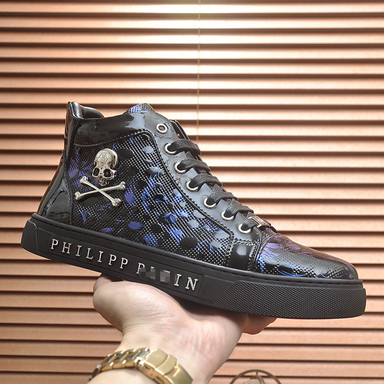 SOLA-PP High Top Leather shoes