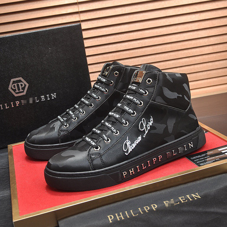 SOLA-PP High Top Leather shoes