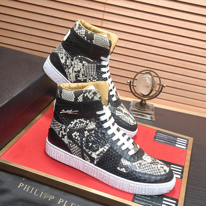 SOLA-PP High Top Leather shoes