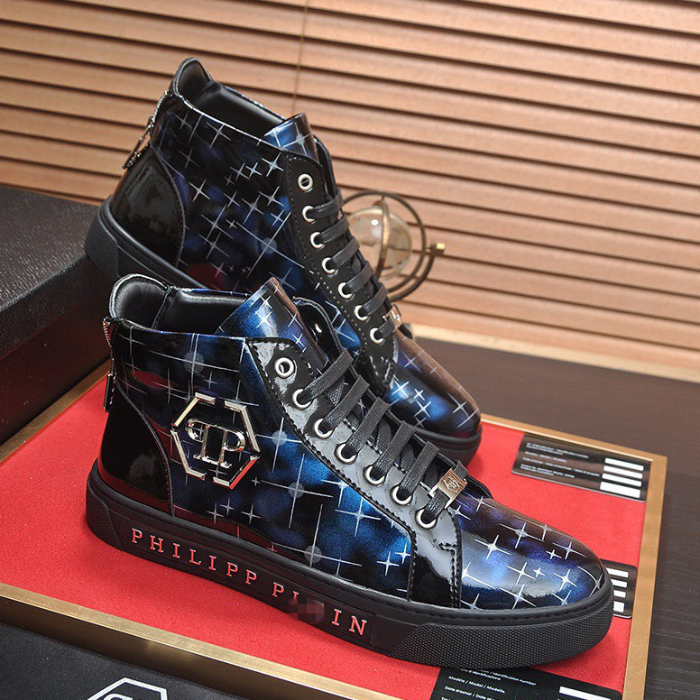 SOLA-PP High Top Leather shoes