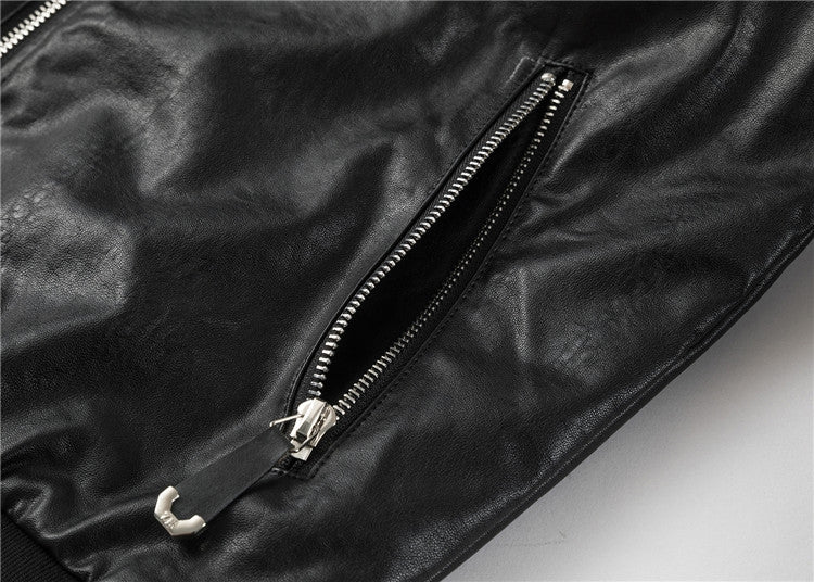 SOLA-PP Padded leather jacket