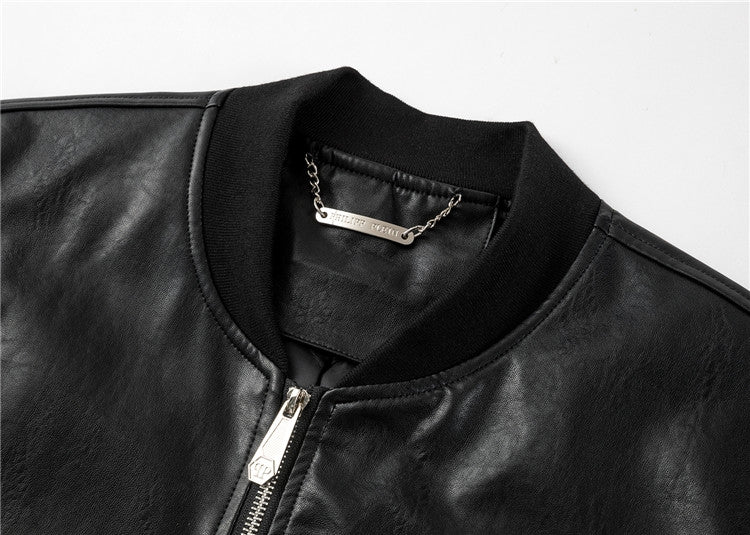 SOLA-PP Padded leather jacket