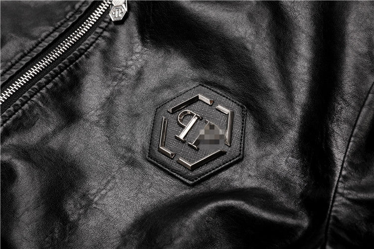 SOLA-PP Padded leather jacket