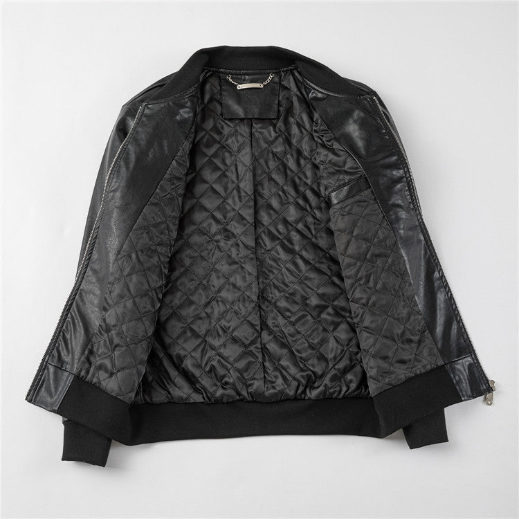 SOLA-PP Padded leather jacket