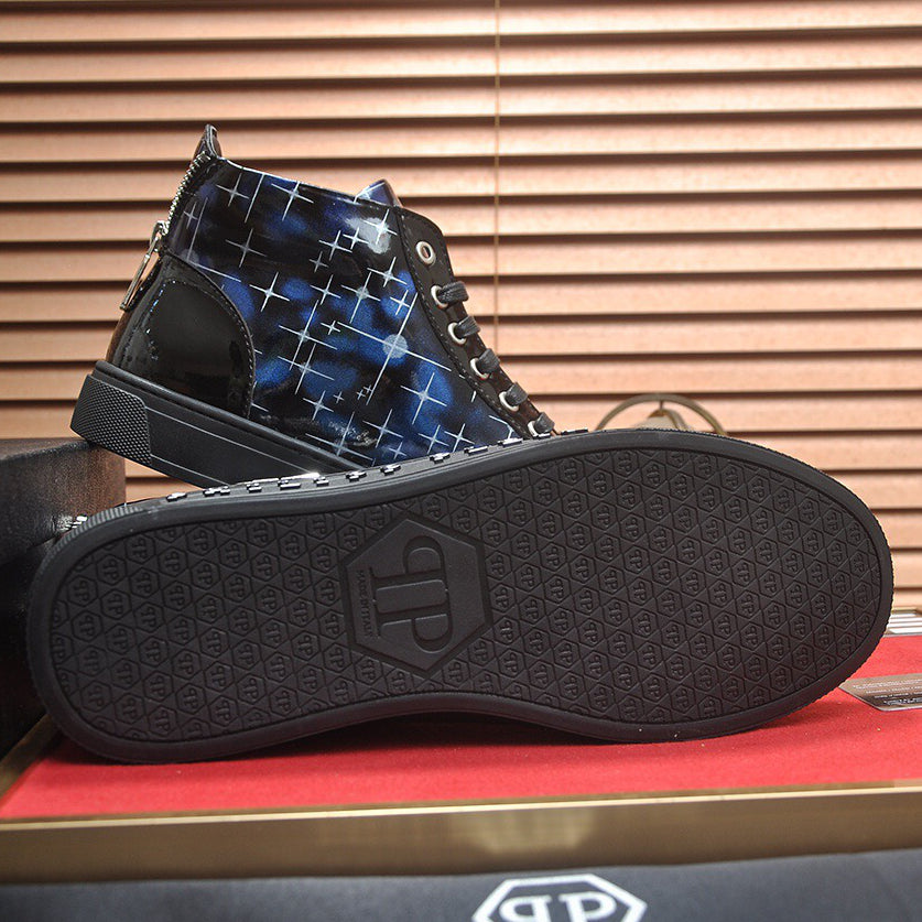 SOLA-PP High Top Leather shoes