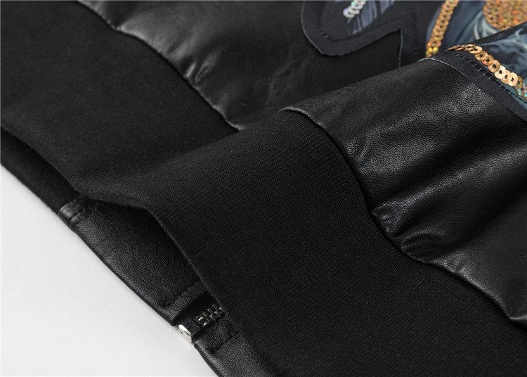 SOLA-PP Padded leather jacket