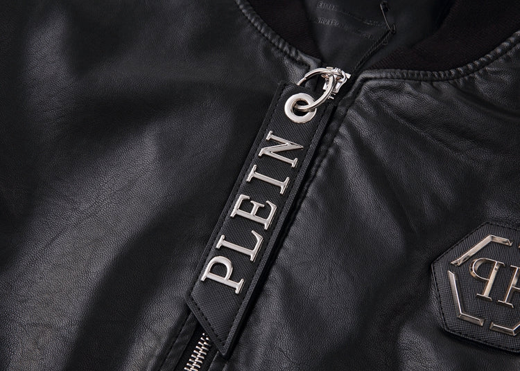 SOLA-PP Padded leather jacket
