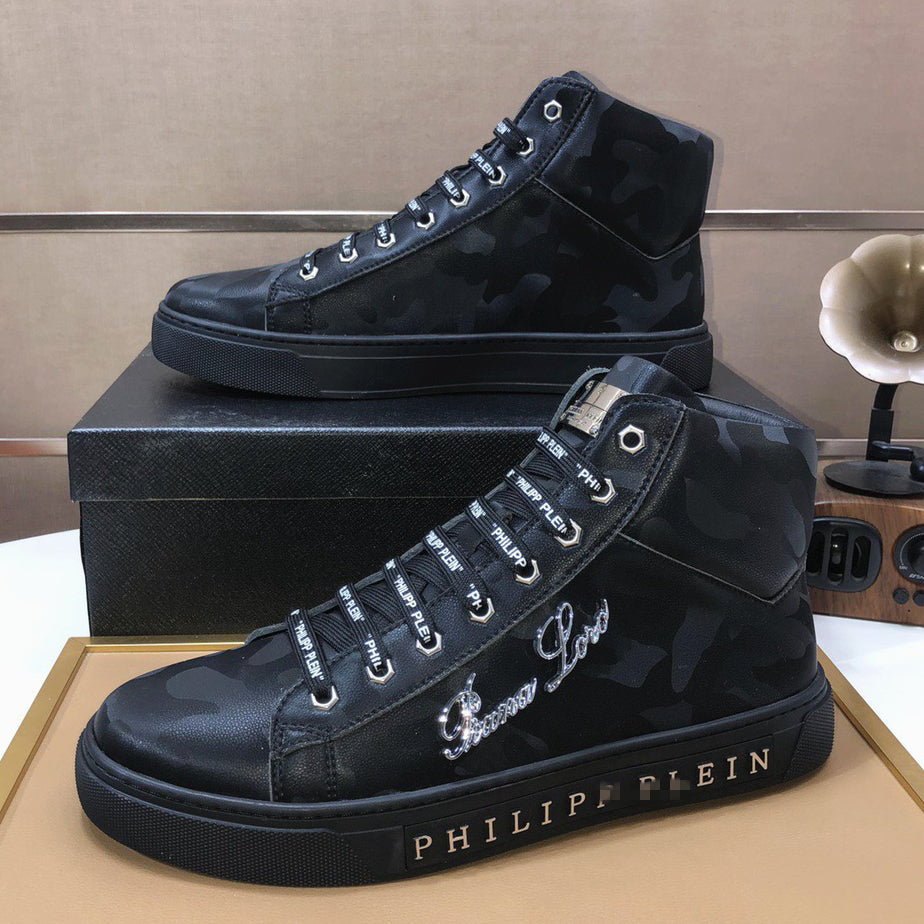 SOLA-PP High Top Leather shoes