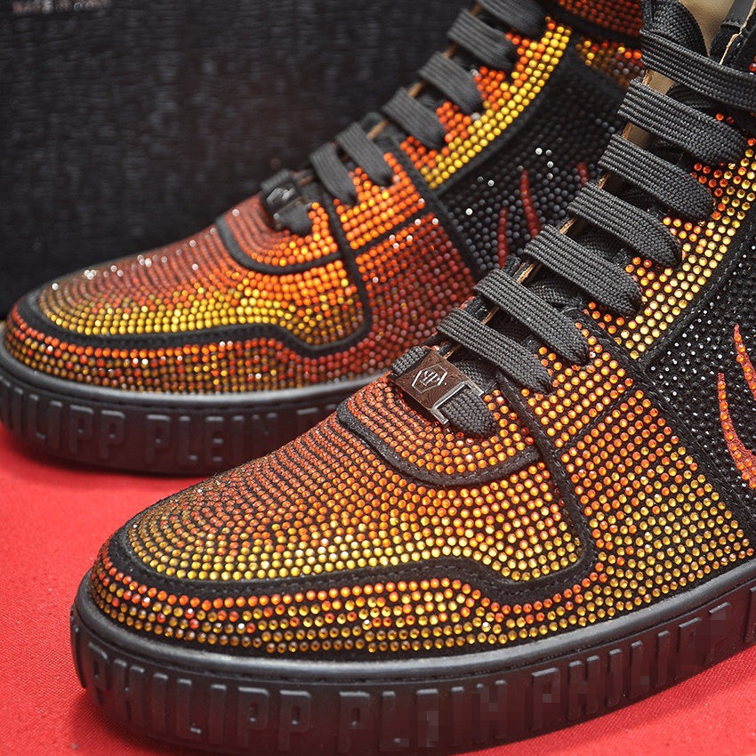 SOLA-PP High Top Leather shoes