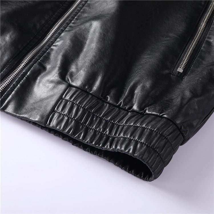 SOLA-PP Padded leather jacket