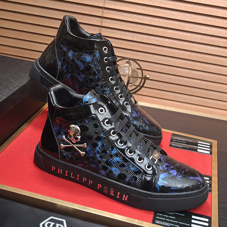 SOLA-PP High Top Leather shoes