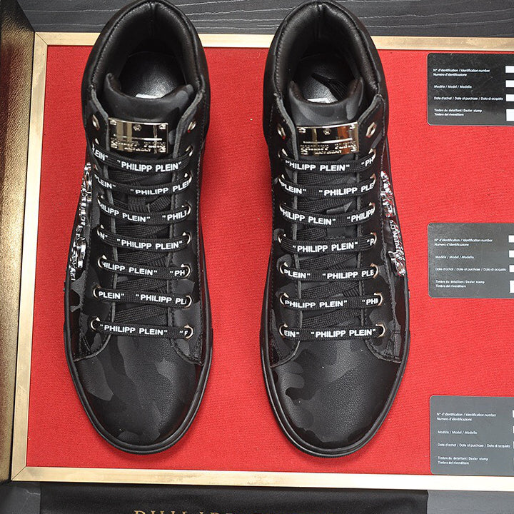 SOLA-PP High Top Leather shoes
