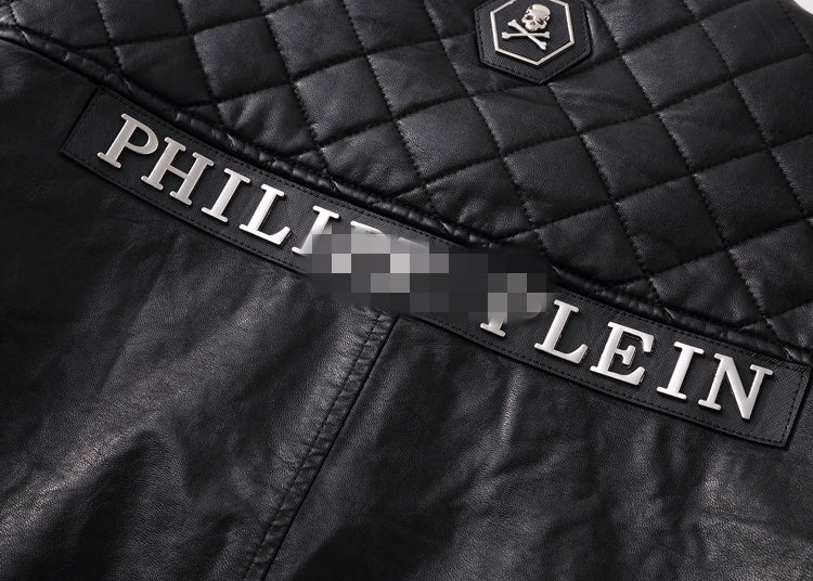 SOLA-PP Padded leather jacket