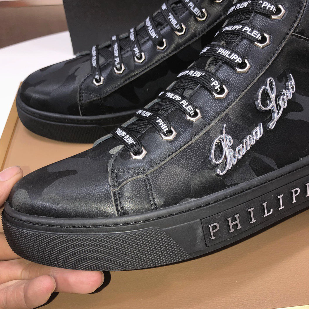 SOLA-PP High Top Leather shoes