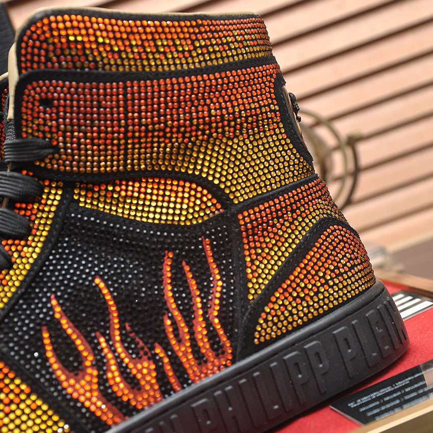 SOLA-PP High Top Leather shoes