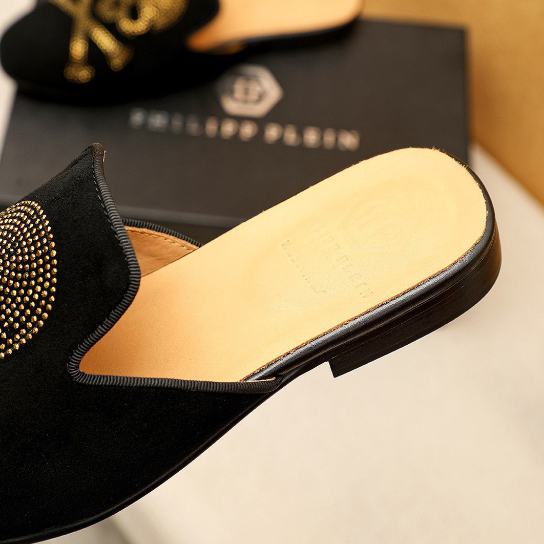 SOLA-PP Leather slippers