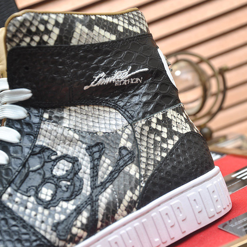 SOLA-PP High Top Leather shoes