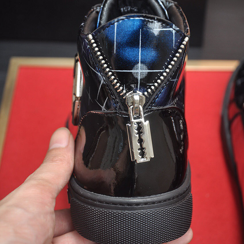 SOLA-PP High Top Leather shoes