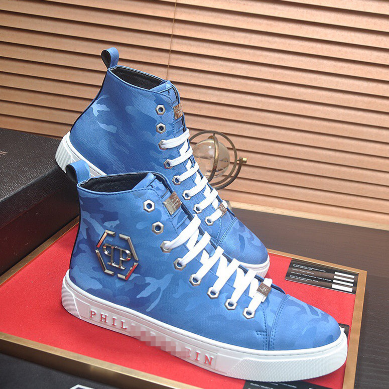SOLA-PP High Top Leather shoes