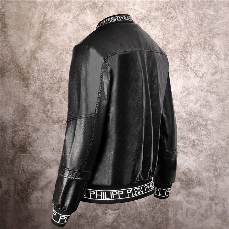 SOLA-PP Padded leather jacket