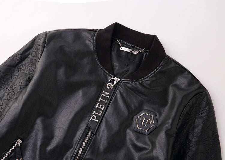 SOLA-PP Padded leather jacket