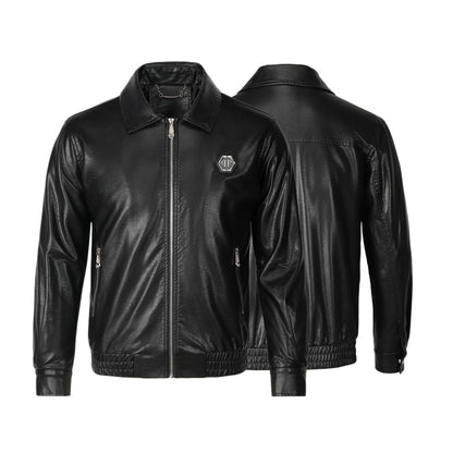 SOLA-PP Padded leather jacket