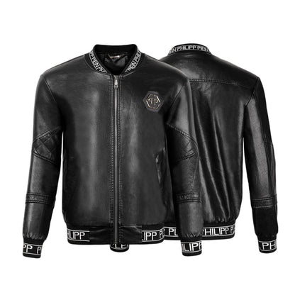 SOLA-PP Padded leather jacket