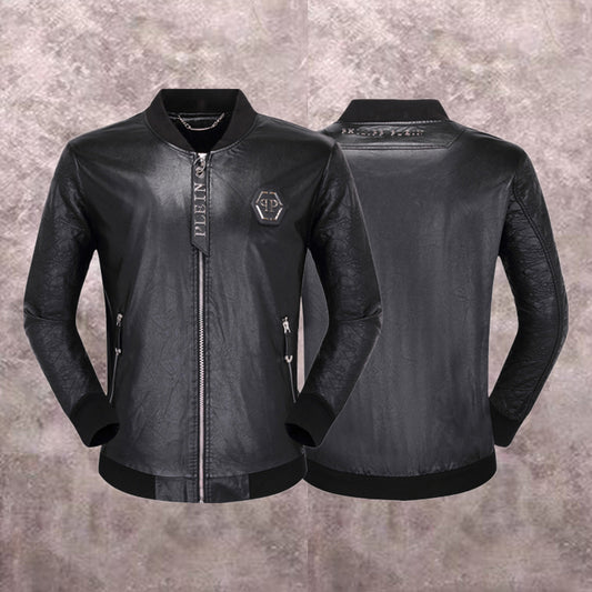SOLA-PP Padded leather jacket