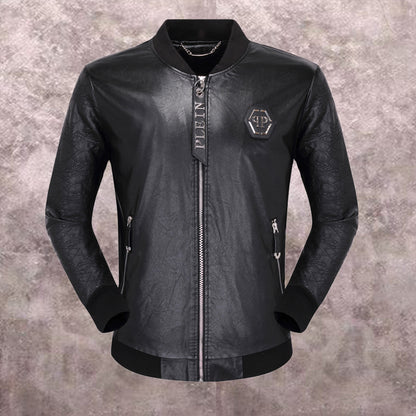 SOLA-PP Padded leather jacket