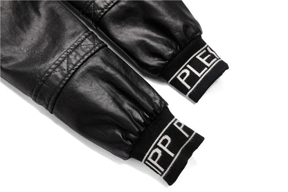 SOLA-PP Padded leather jacket