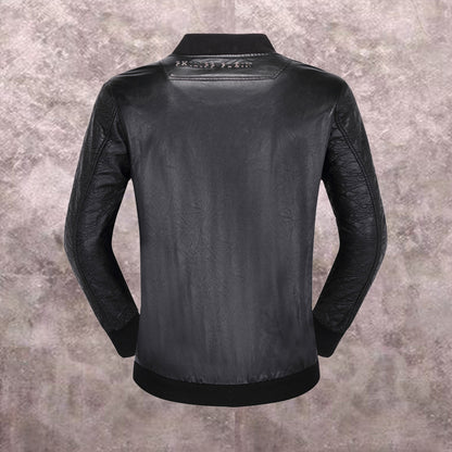 SOLA-PP Padded leather jacket