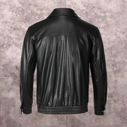 SOLA-PP Padded leather jacket