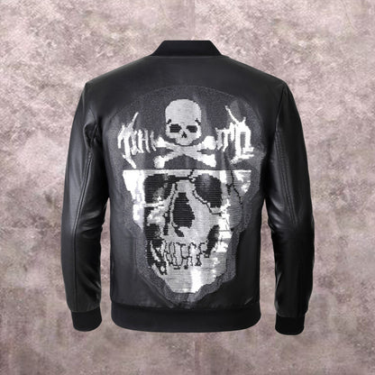 SOLA-PP Padded leather jacket