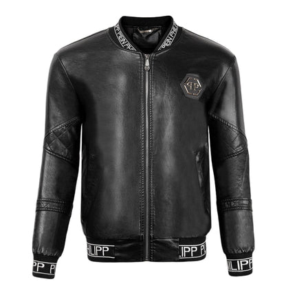 SOLA-PP Padded leather jacket