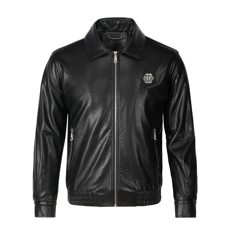 SOLA-PP Padded leather jacket
