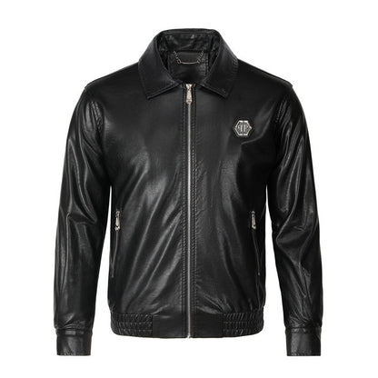 SOLA-PP Padded leather jacket