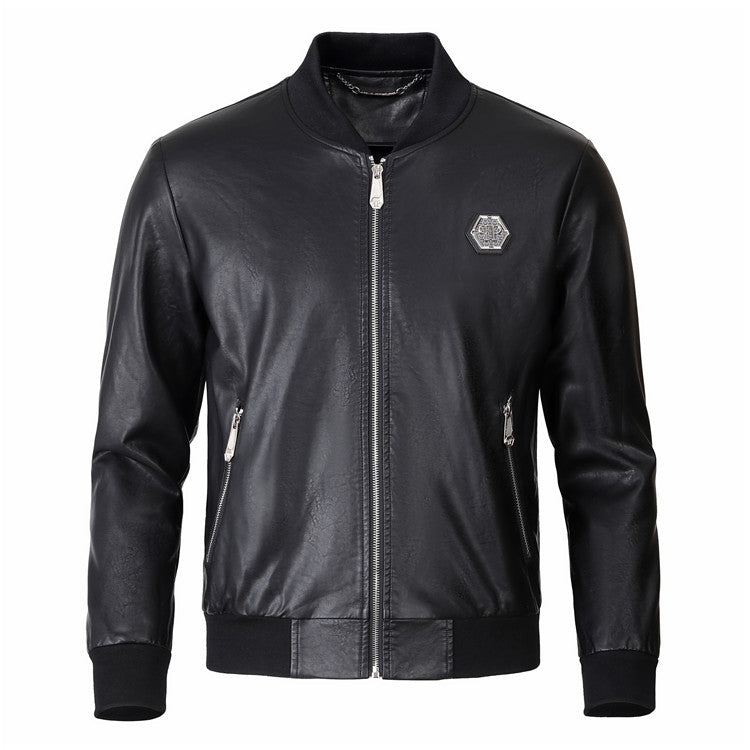 SOLA-PP Padded leather jacket