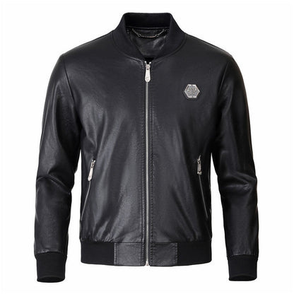 SOLA-PP Padded leather jacket