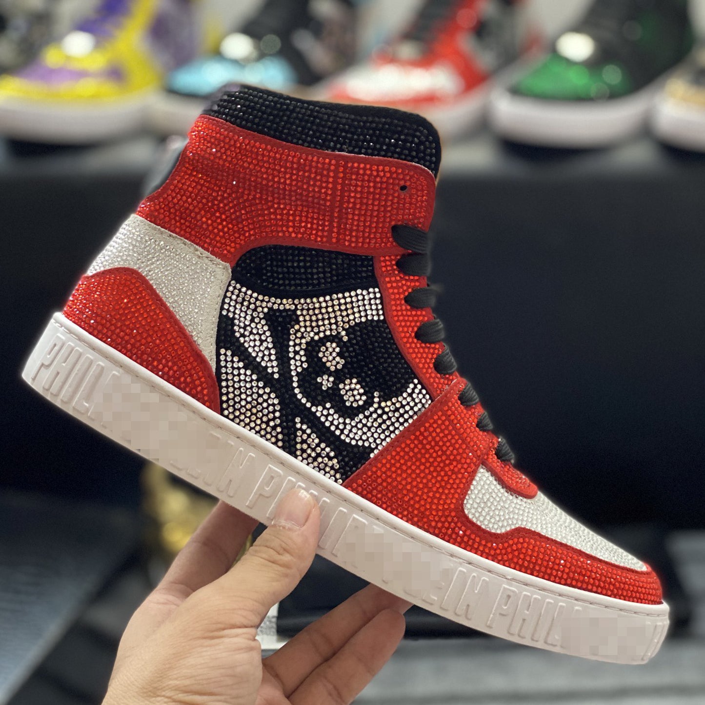SOLA-PP High Top Leather shoes