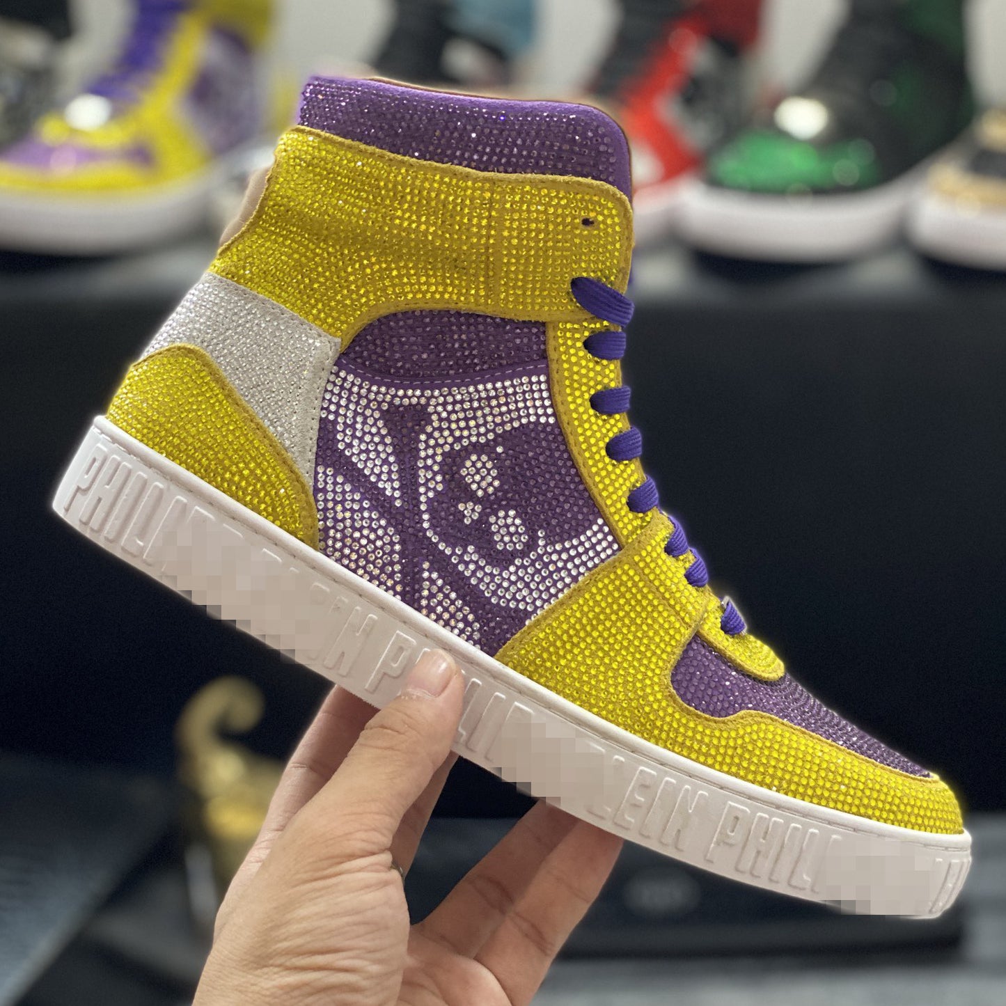 SOLA-PP High Top Leather shoes