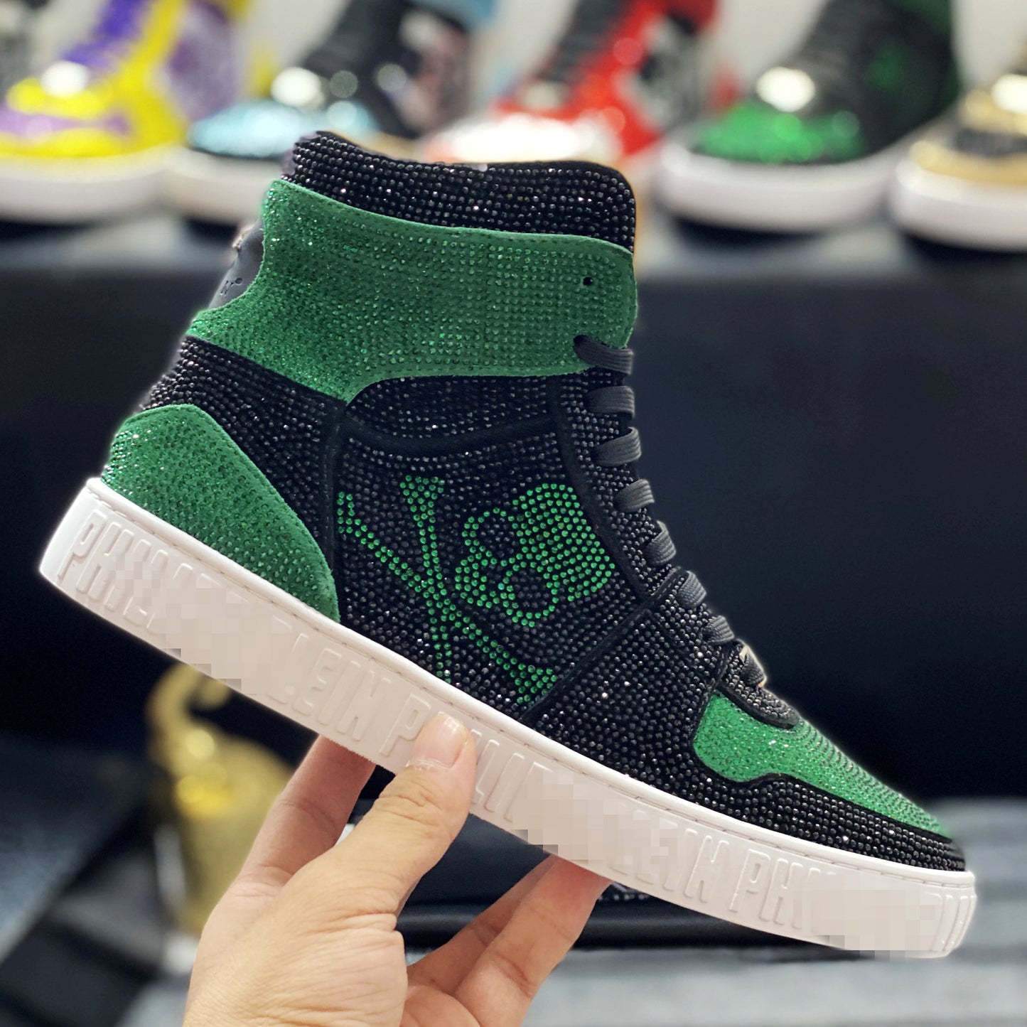 SOLA-PP High Top Leather shoes